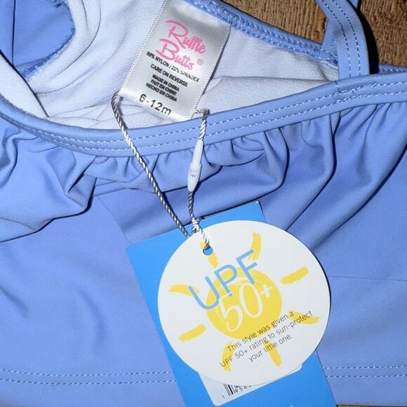 Nwt rufflebutts one shoulder ruffle tankini top only - Picture 6 of 6